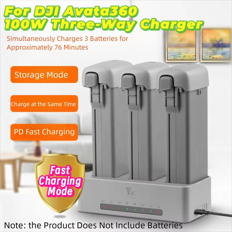 Drone Charging Hub - Hub di ricarica rapida a tre