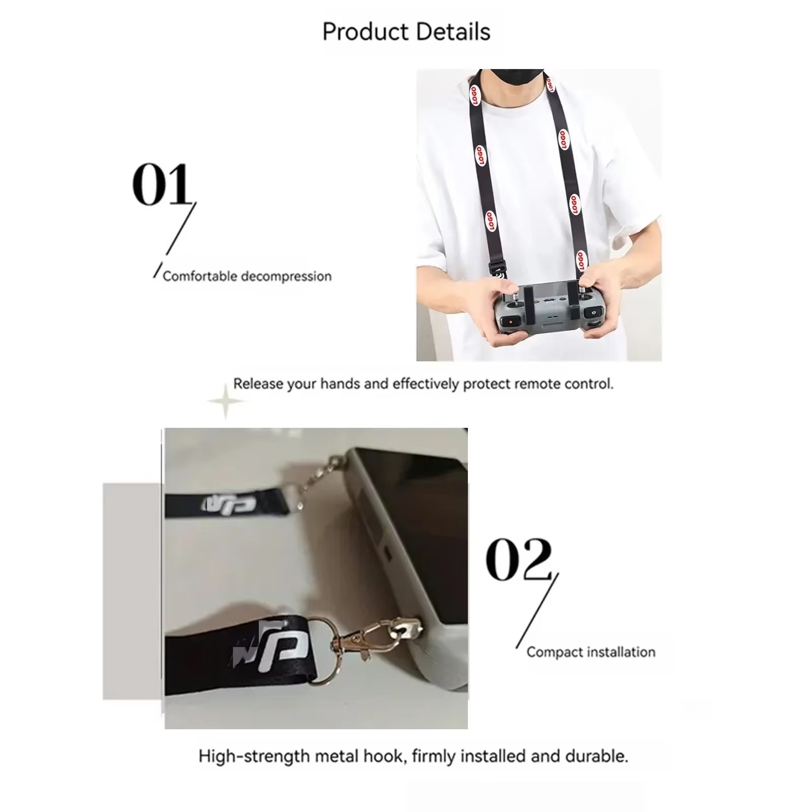 Cordino per controller DJI RC  - Drone Neck Strap recensione e prezzo