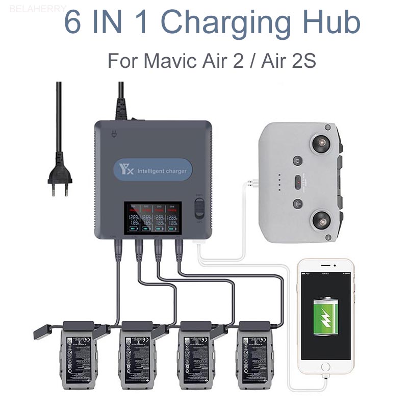Caricabatteria con display dig - Drone Charging Hub recensione e prezzo