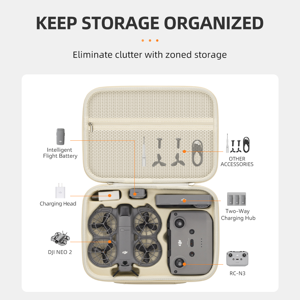 Custodia per DJI Neo 2 Fly Mor - Drone Carrying Case recensione e prezzo